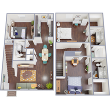 3 Bed / 2.5 Bath - CLASSIC floor plan